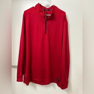 Nike Golf long sleeved quarter zip tech pullover